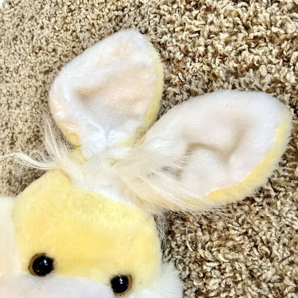 Vintage Liberty Bell Christmas Yellow Easter Bunny Rabbit Plush Stuffed Toy - Picture 13 of 14